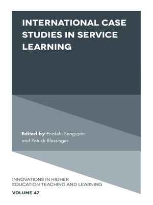 cover image of International Case Studies in Service Learning